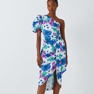 Cove Floral Linen Dress